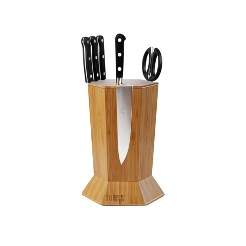 Honey Bamboo Original Knife Block