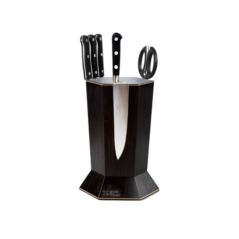 Ebonized Black Walnut Original Knife Block