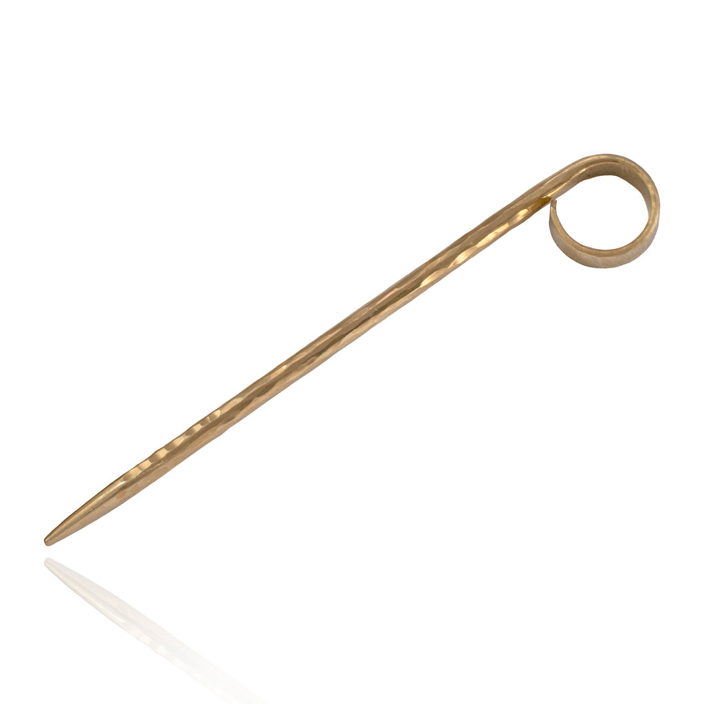 Loop Brass Cocktail Pick The Dowry