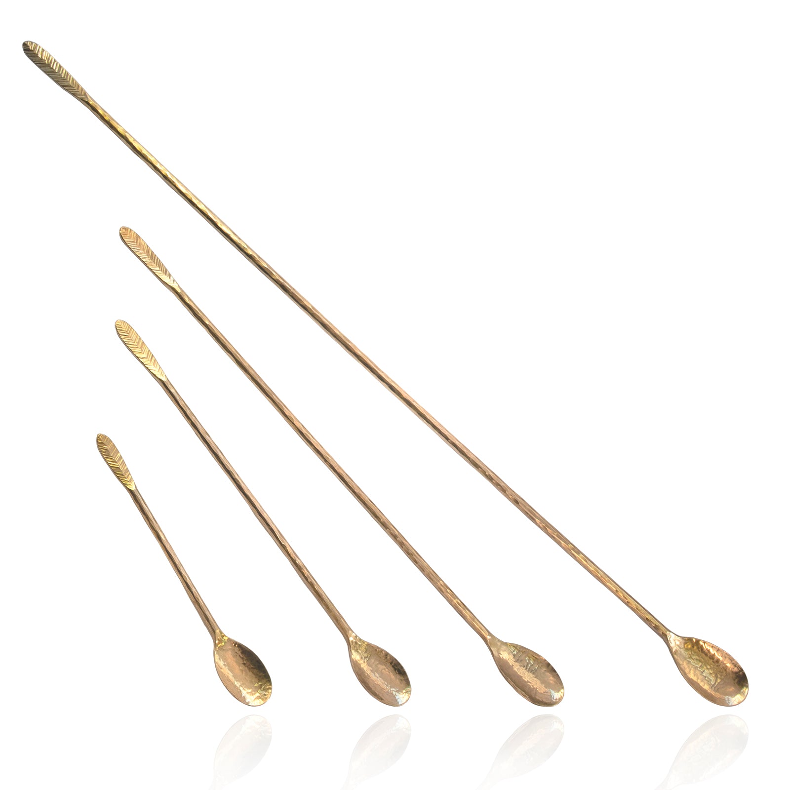 Feather Brass Cocktail Stirrer