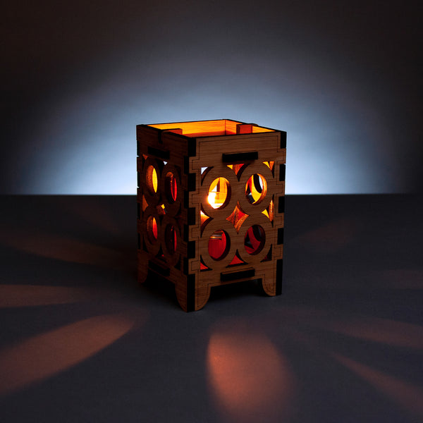 Ovals Bamboo Candle Lantern