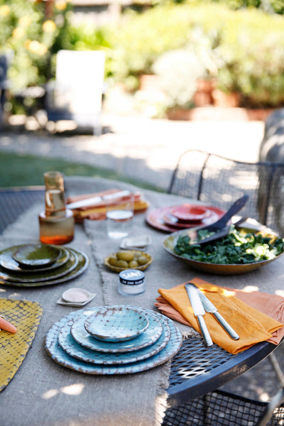 Midcentury Matzoh Place Setting, 5 Piece