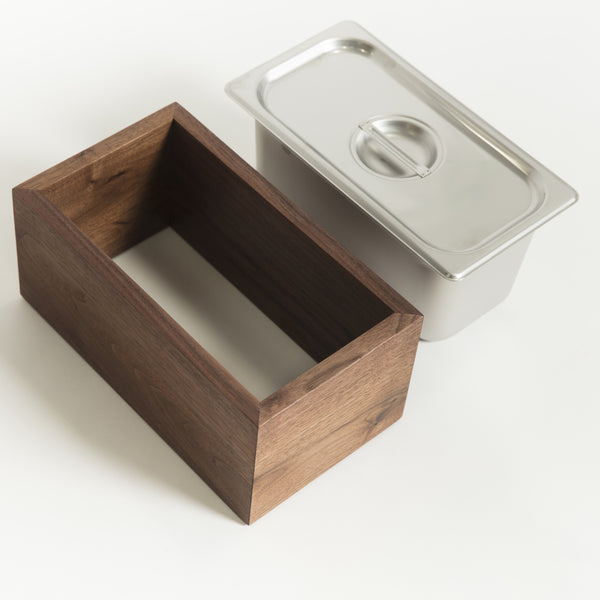 Noaway Countertop Compost Bin, Walnut