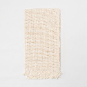 KD Weave Cream Hand Towel, Set of 2