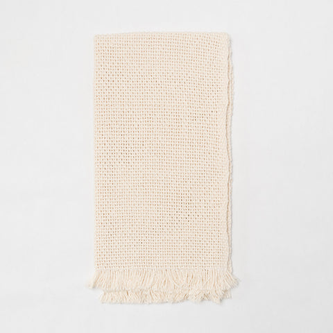 KD Weave Cream Hand Towel, Set of 2