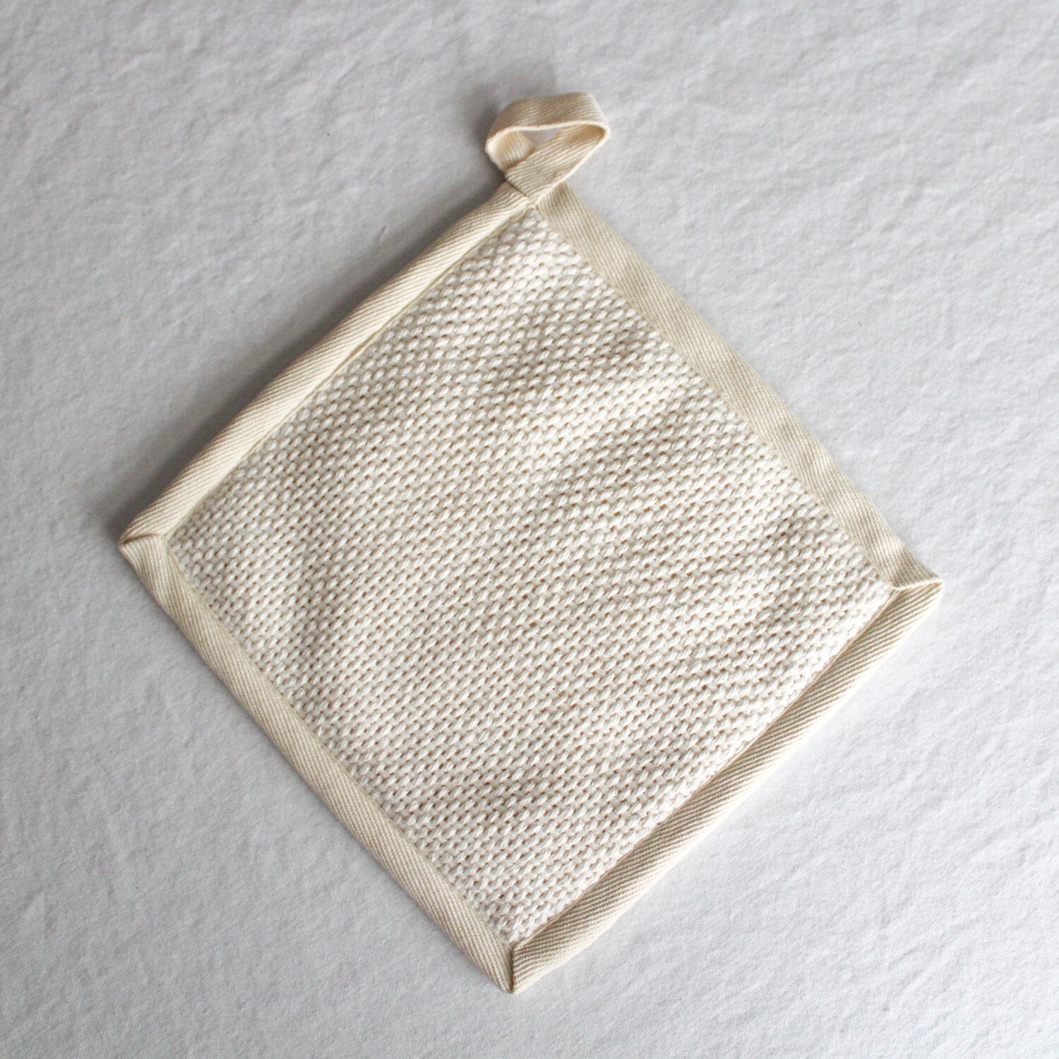 KD Weave Cream Pot Holder