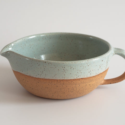 RPK Light Blue + Nude Salad Dressing Bowl