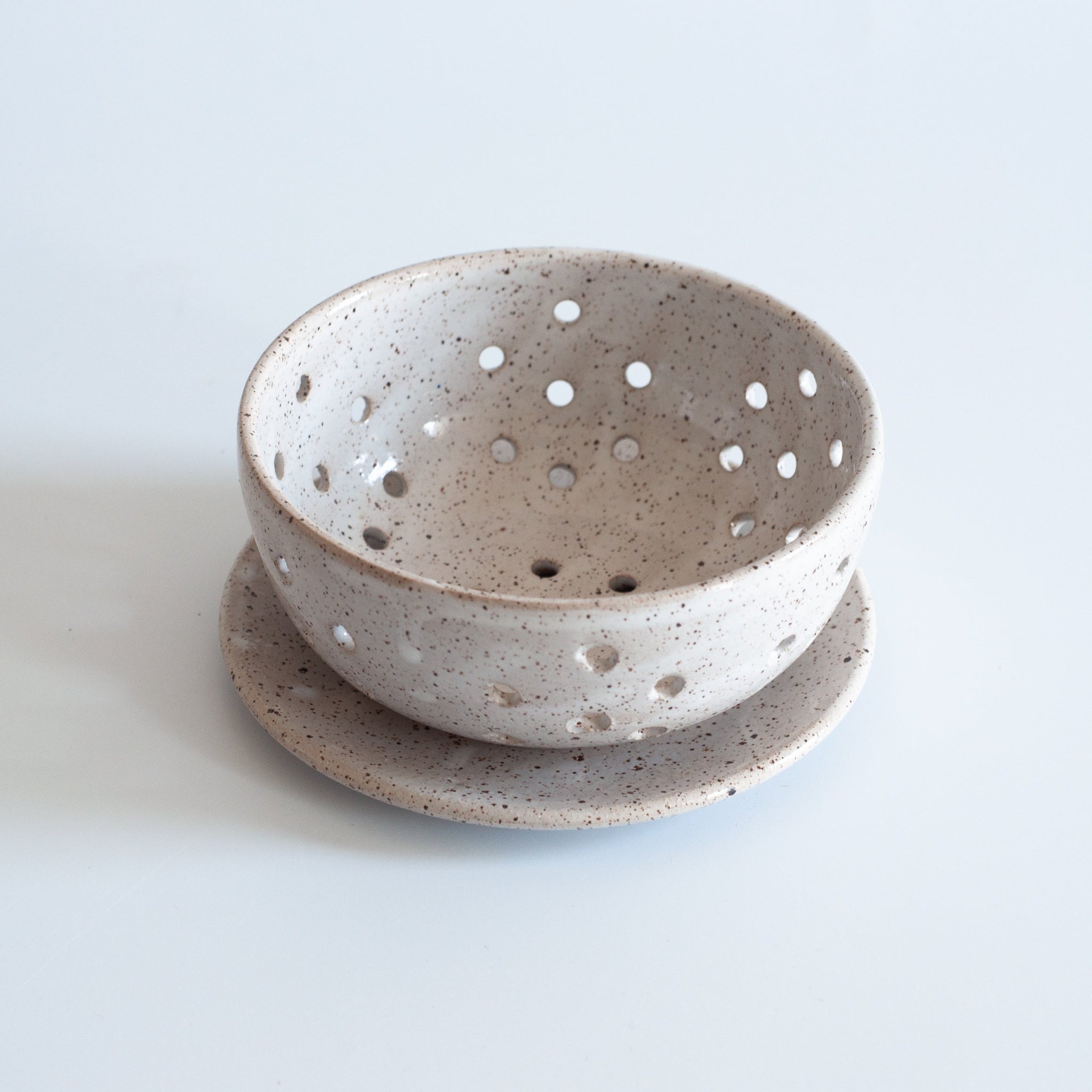 RPK White Berry Bowl with Saucer, Small