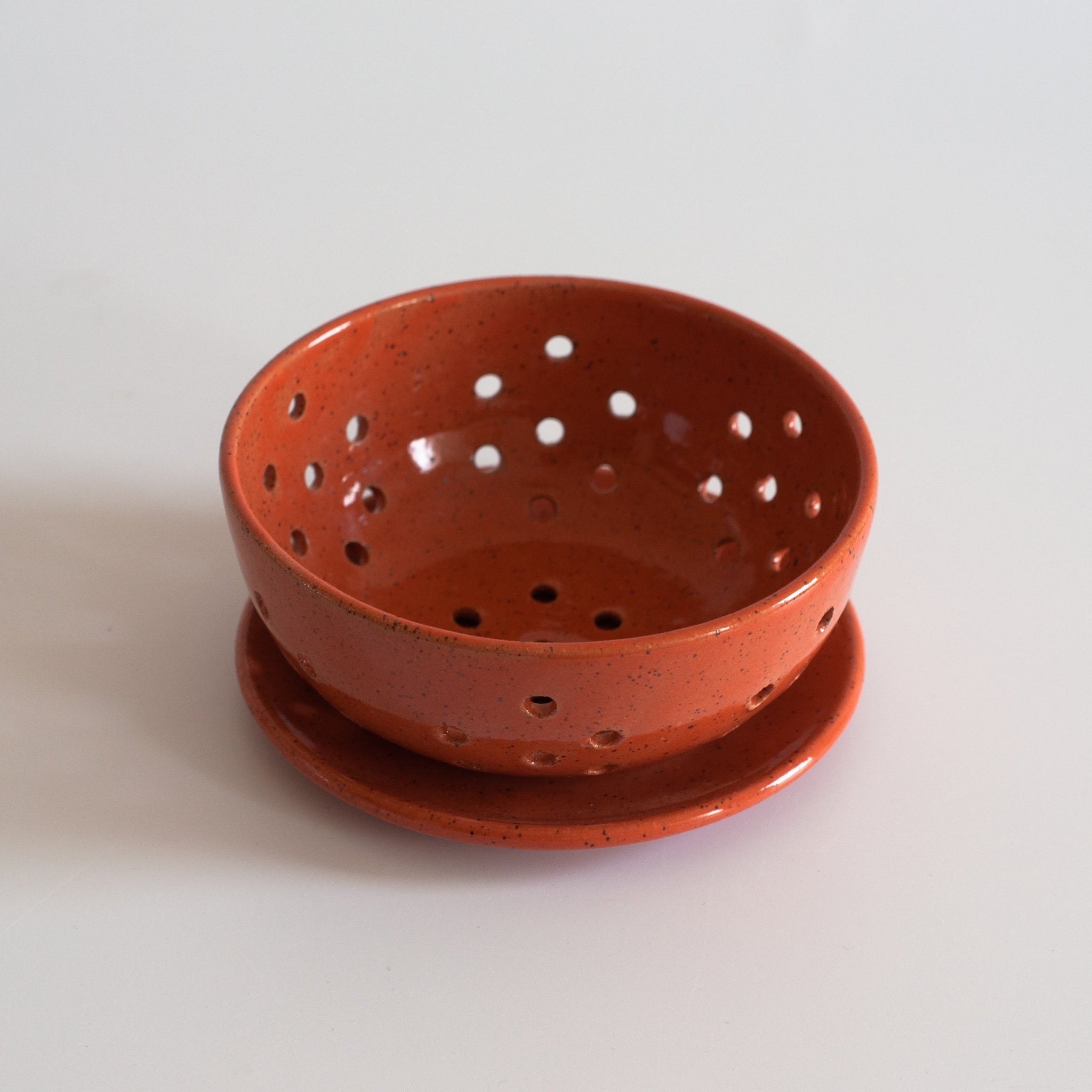 RPK Coral Berry Bowl with Saucer, Small