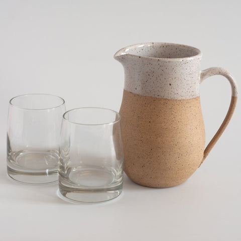 RPK Large White + Nude Pitcher