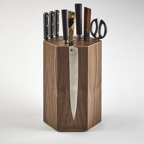 Personalized Walnut Max Knife Block