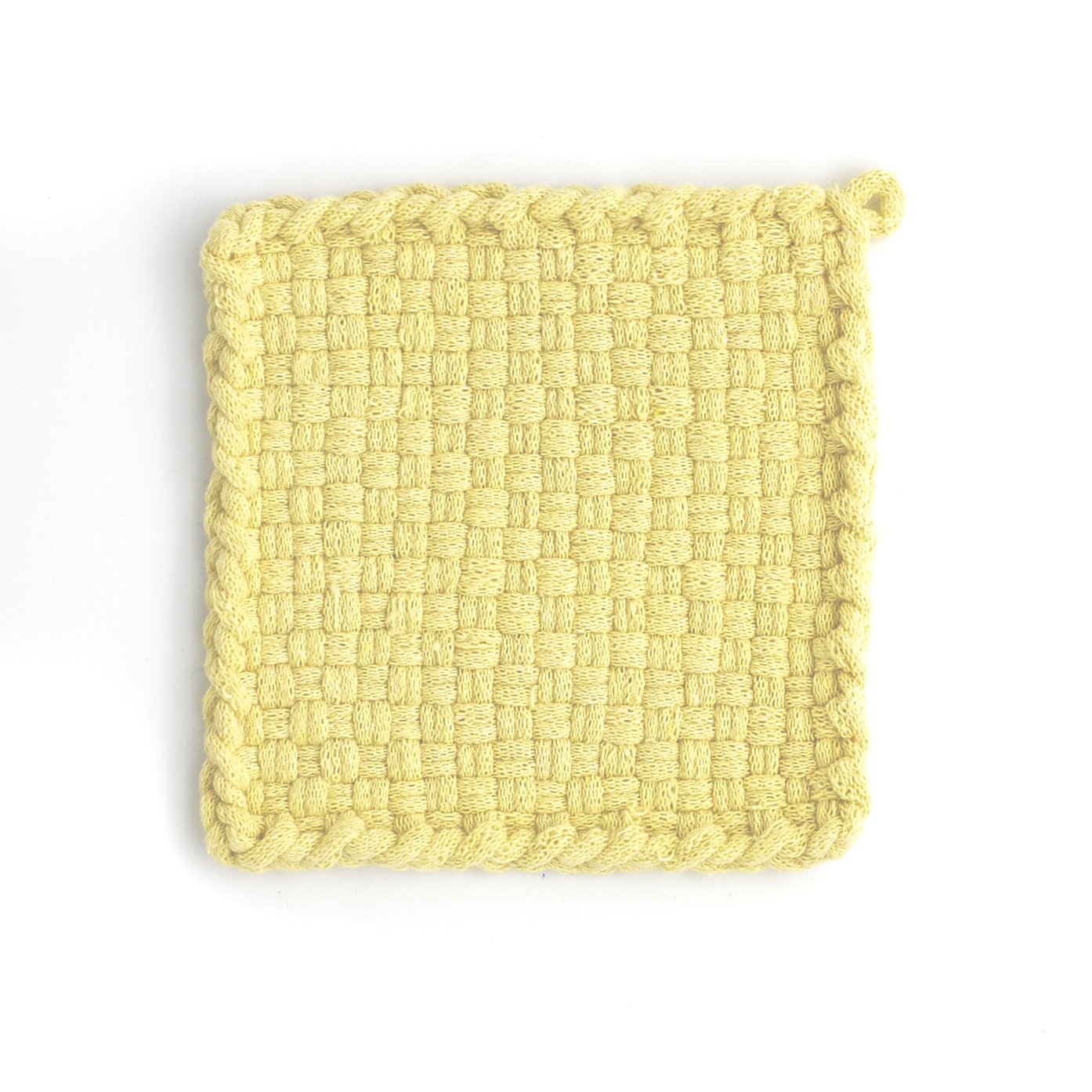 EARTH Yellow Handwoven Potholder