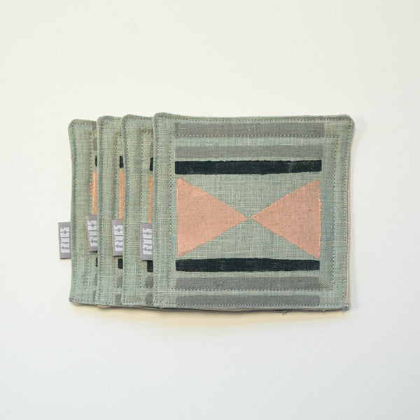 Bow Coasters, Set of 4