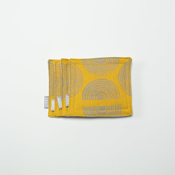 Zuni Citron Coasters, Set of 4