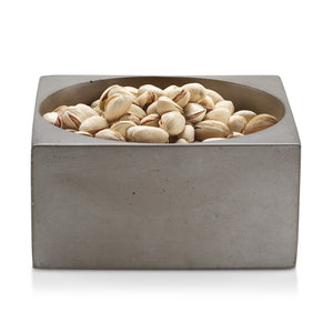 PLC Geometry Gray Square Bowl