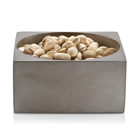 PLC Geometry Gray Square Bowl