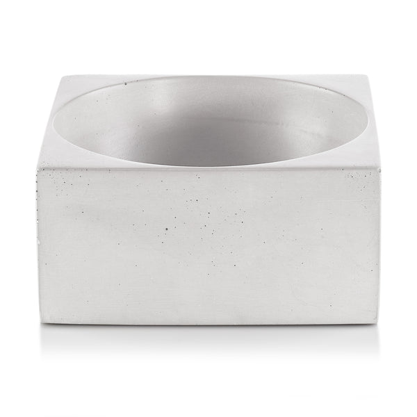 PLC Geometry White Square Bowl