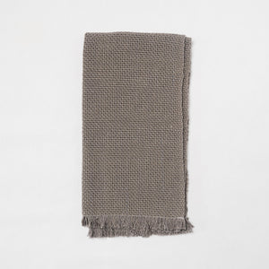 KD Weave Gray Hand Towel, Set of 2