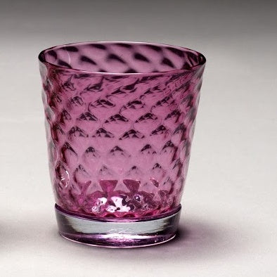 Shop Modern Optic Rocks Glass | American Made, Hand Blown | The Dowry