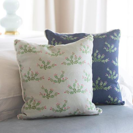 Texas Prickly Pear Square Pillow