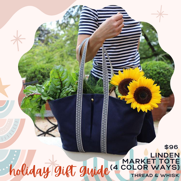 Linden Market Tote Midnight Blue