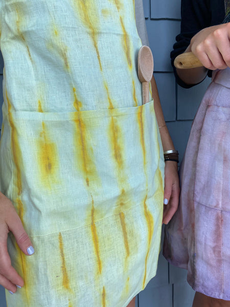 Shibori Linen Aprons