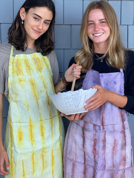 Shibori Linen Aprons
