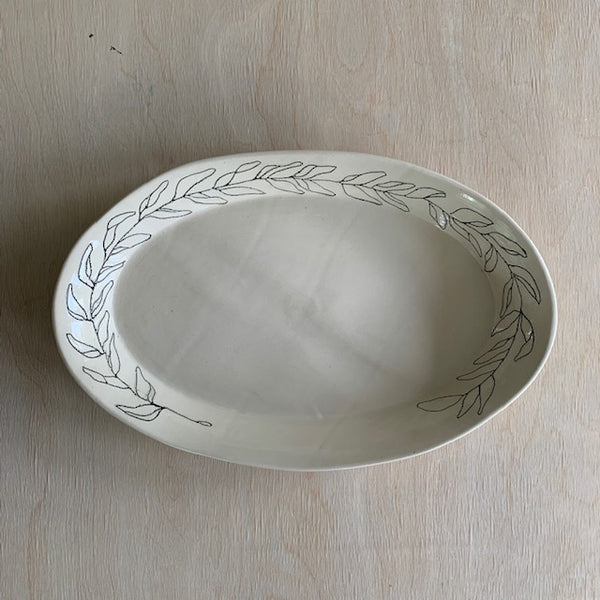 Olive Branch Serving Dish