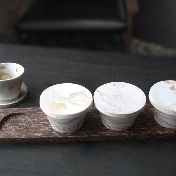 Espresso Cups with Tray