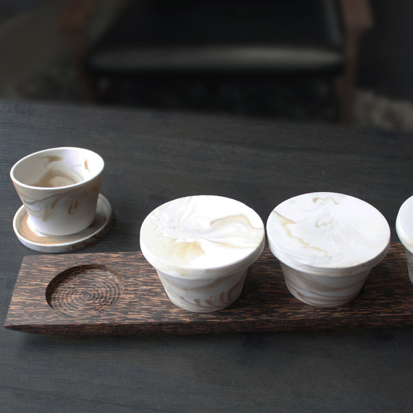 Espresso Cups with Tray