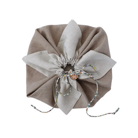 Posie Drawstring Bread Bag Khaki