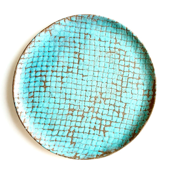 Blizzard Blue Large Round Serving Platter