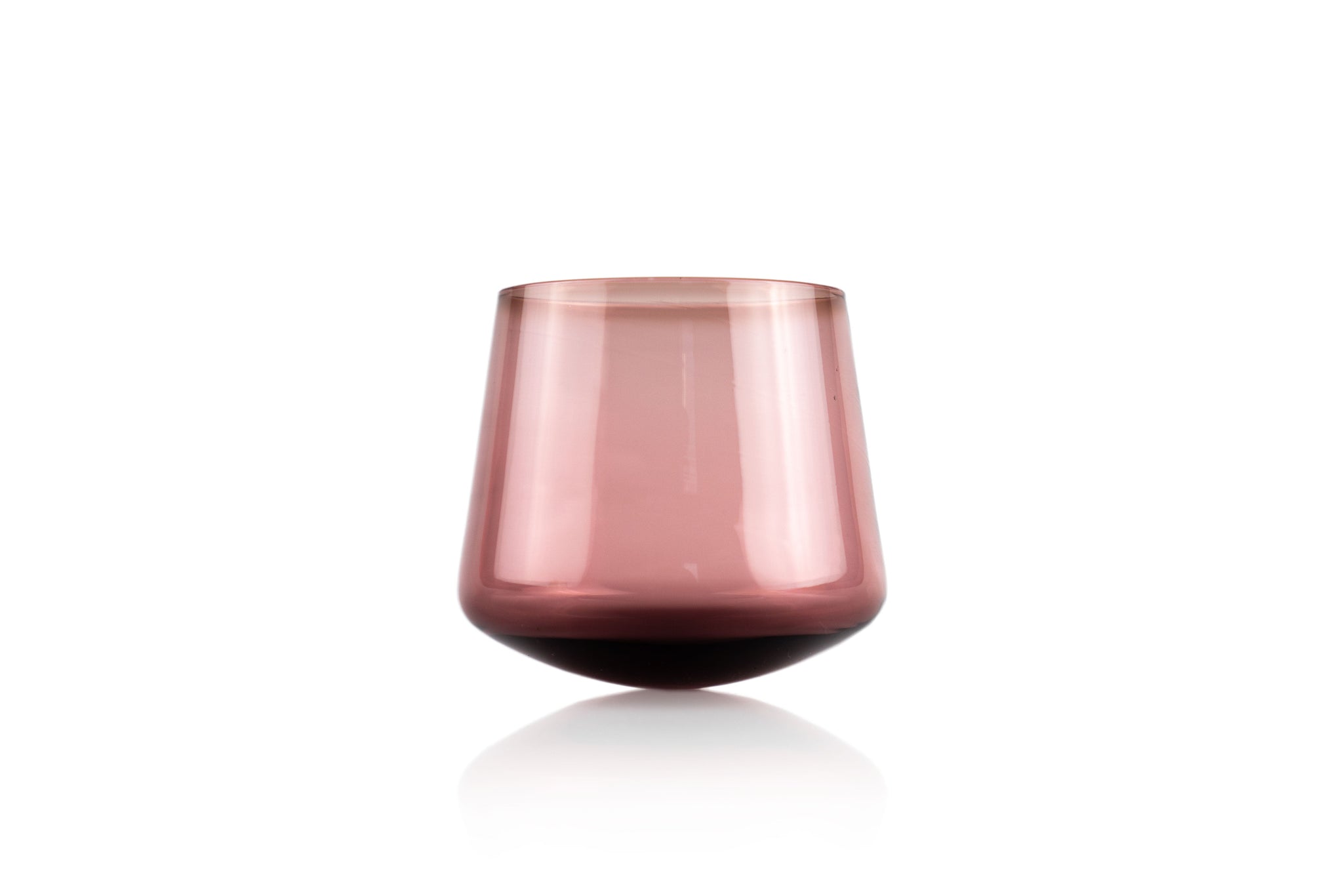 Mulberry Spin Stemless Wine Glass