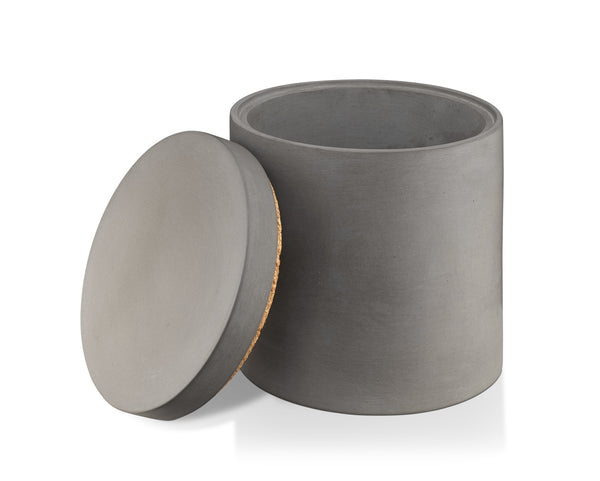 PLC Gray Concrete Module Counter Canister