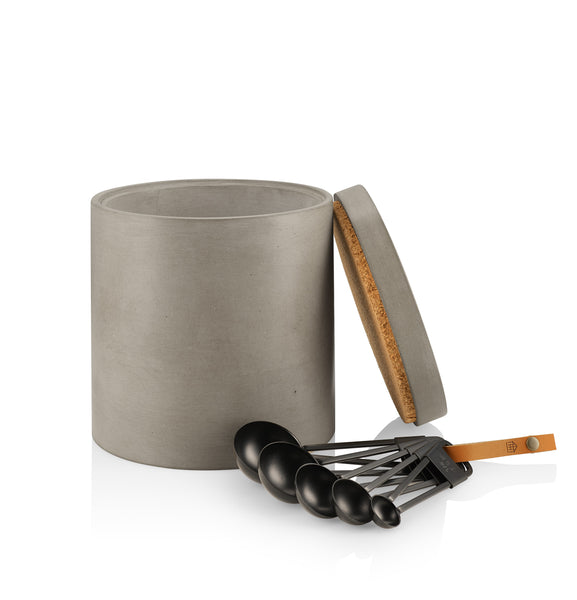 PLC Gray Concrete Module Counter Canister