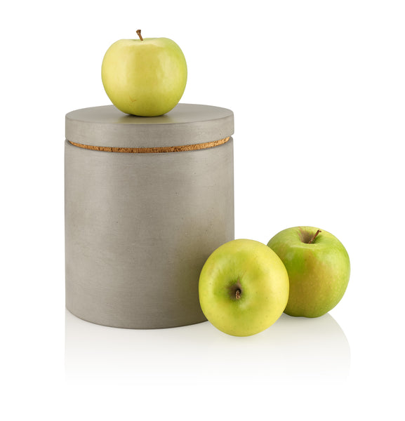 PLC Gray Concrete Module Counter Canister