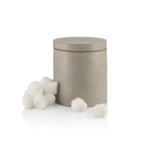 PLC Gray Concrete Module Counter Canister