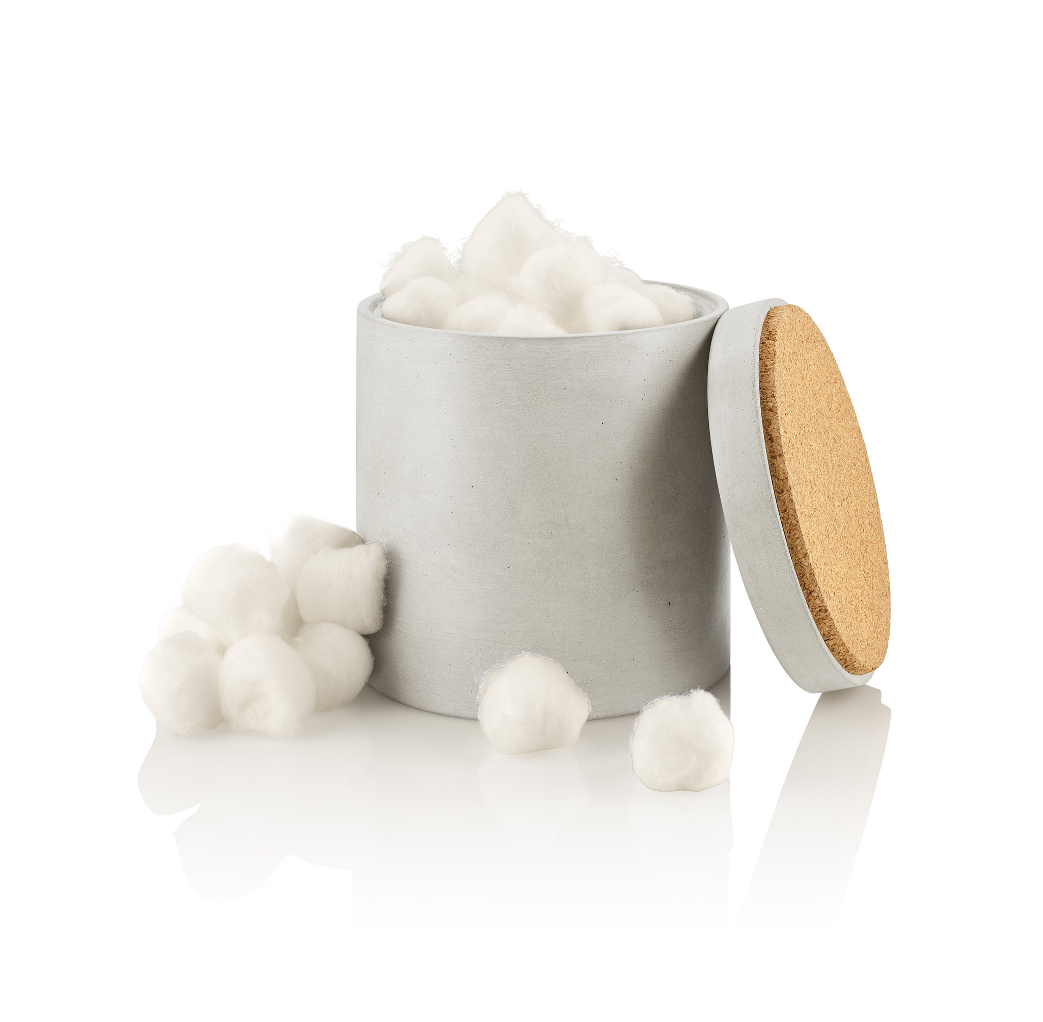 PLC White Concrete Module Counter Canister