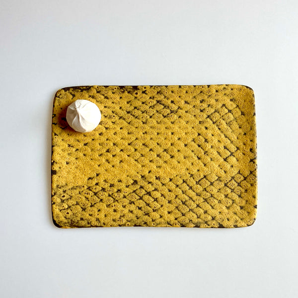 Turmeric Medium Rectangular Serving Tray