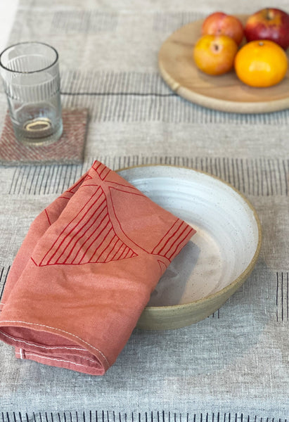 Red Diamond on Punch Napkin