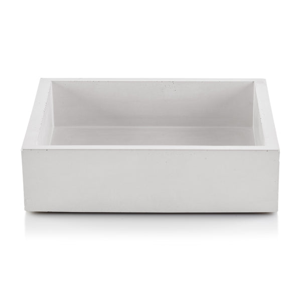 PLC White Concrete Napkin Holder