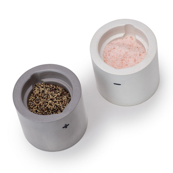 PLC Concrete Salt and Pepper Shaker Set
