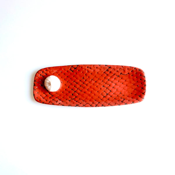 Paprika Narrow Long Rectangular Tray