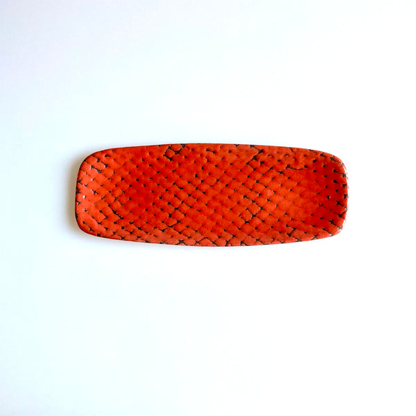 Paprika Narrow Long Rectangular Tray