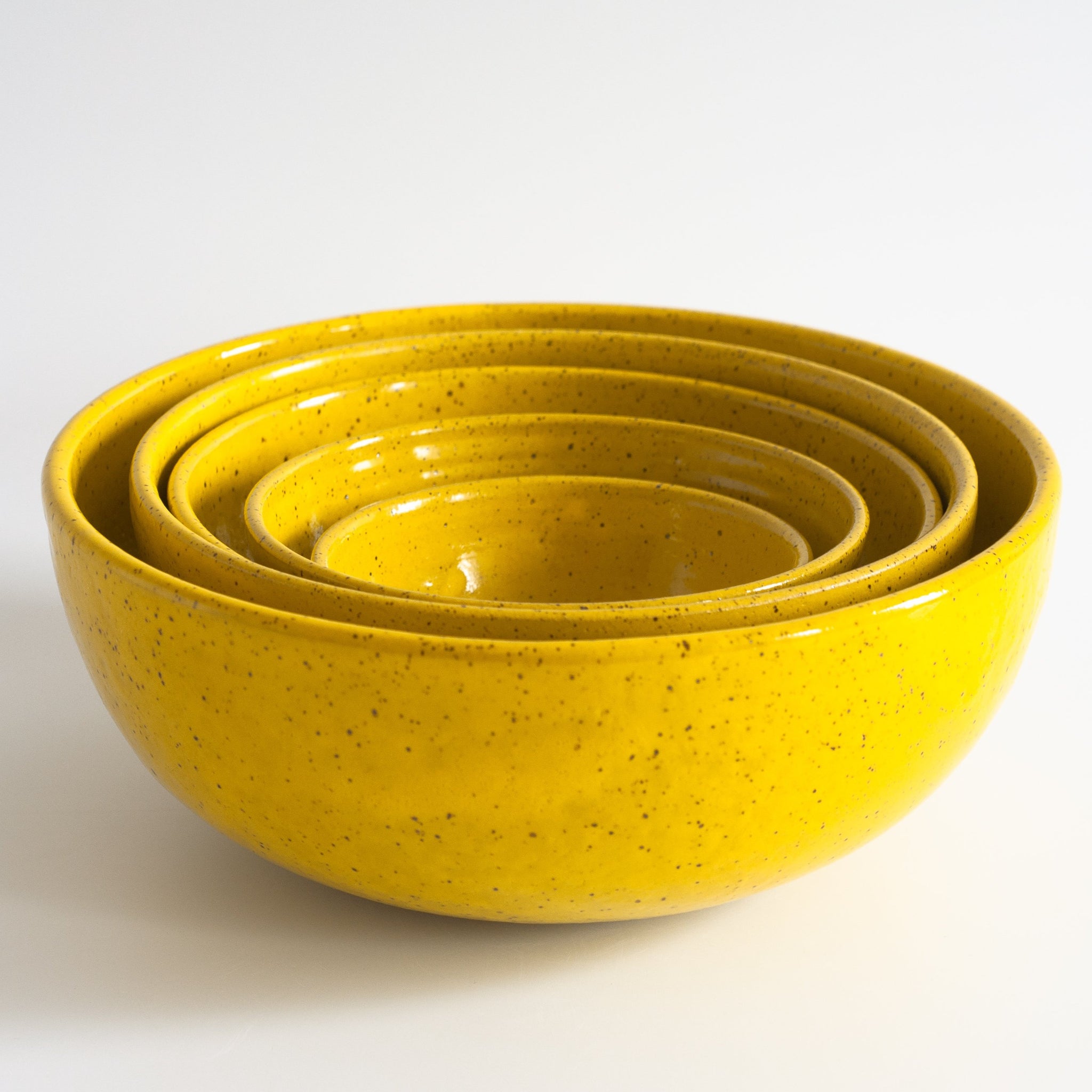 Mixing Bowl Set/3 - Yellow Sunrise - Duluth Kitchen Co