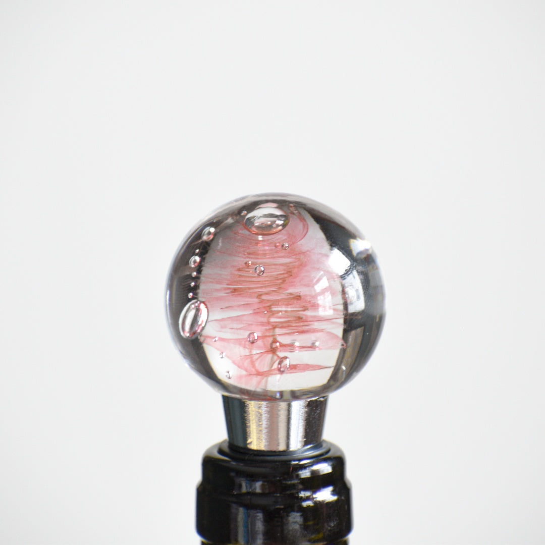 Rosa Twist Wine Topper