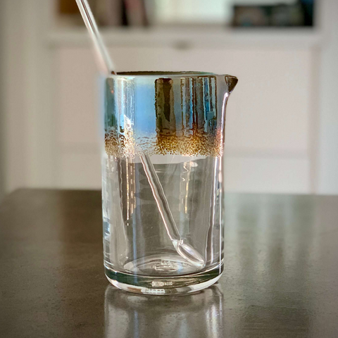 The Antique Silver Mixing Glass