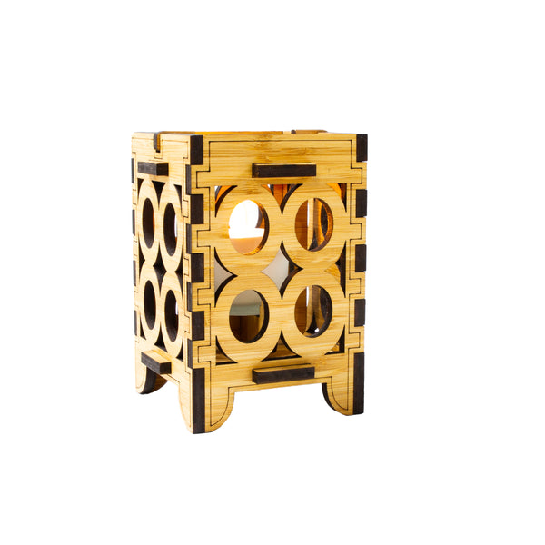 Ovals Bamboo Candle Lantern