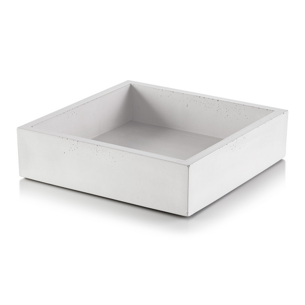 PLC White Concrete Napkin Holder