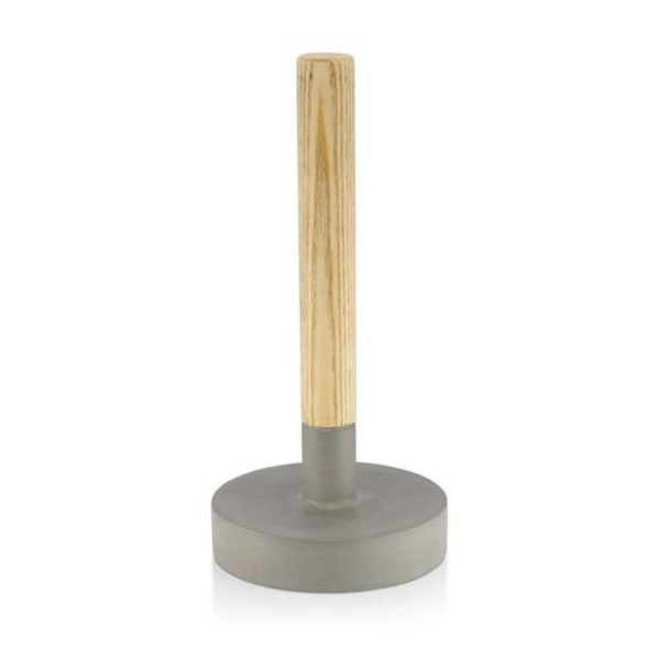 PLC Ash Wood + Gray Concrete Paper Towel Holder